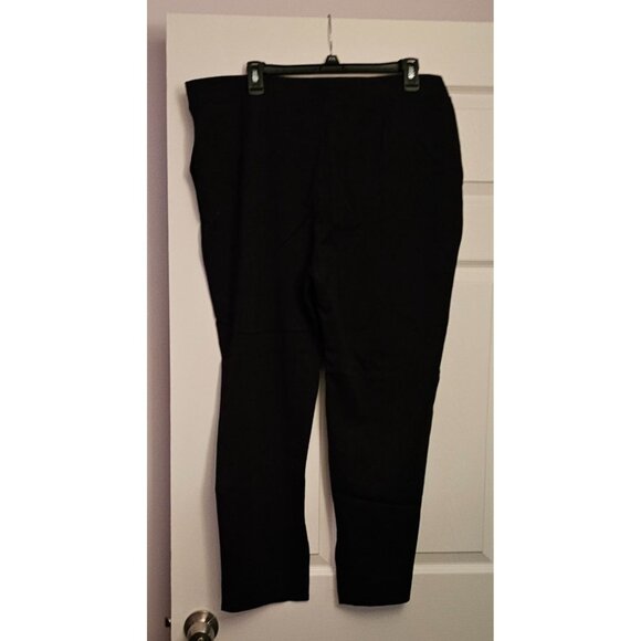 Worthington Women's Slim Ankle Stretchy Black Dress Pants XL Wearable Comfort - Picture 2 of 9